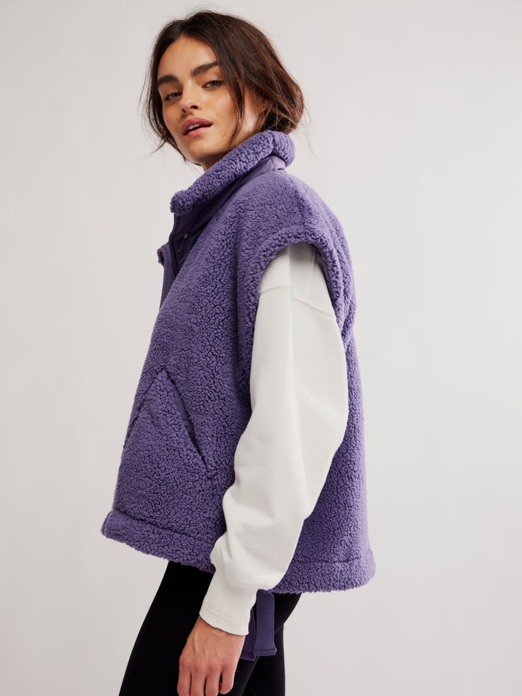 Free People Scout it Out Vest in Graphite | Twentyseven Toronto