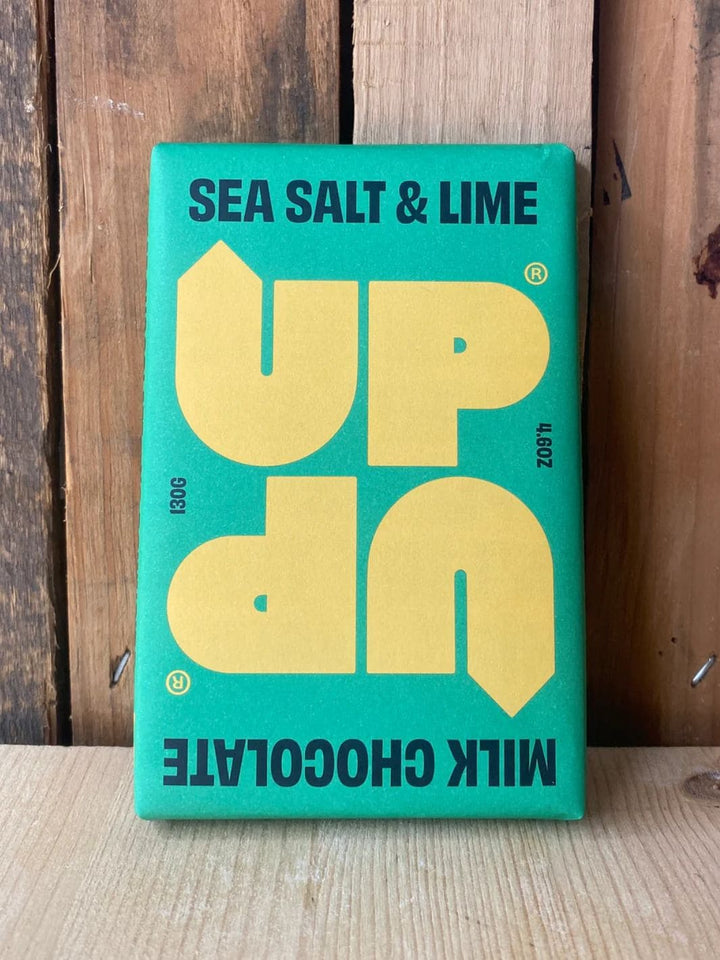 Twentyseven Toronto - Up Up Chocolate Sea Salt & Lime Milk Chocolate 130g