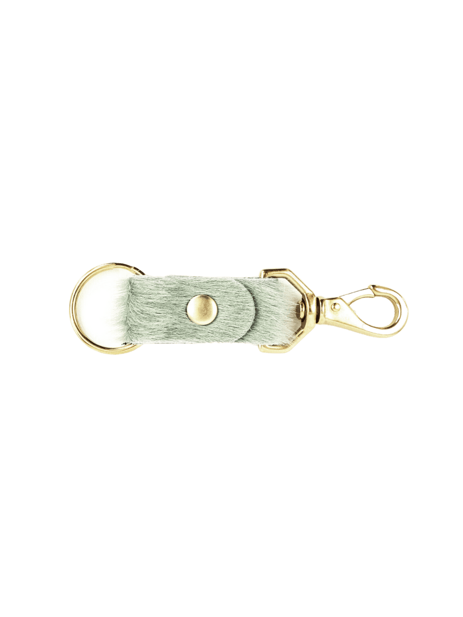 Primecut Seafoam Hair on Hide Cowhide Keychain | Twentyseven Toronto