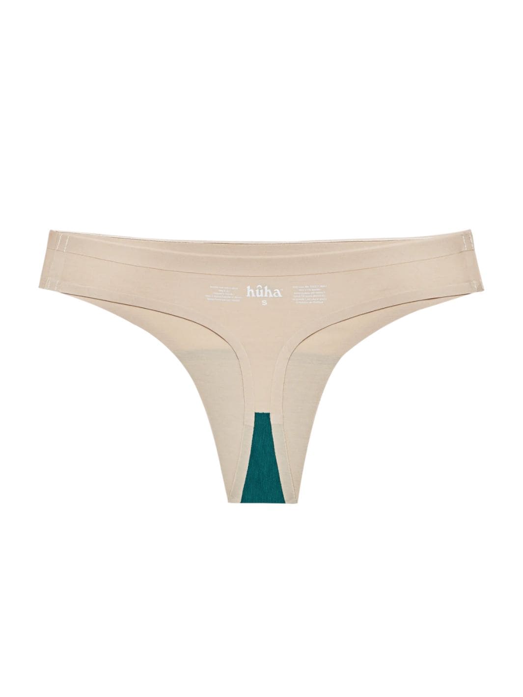 Huha Mineral Underwear Seamless Low-Mid Rise Thong in Beige | Twentyseven Toronto