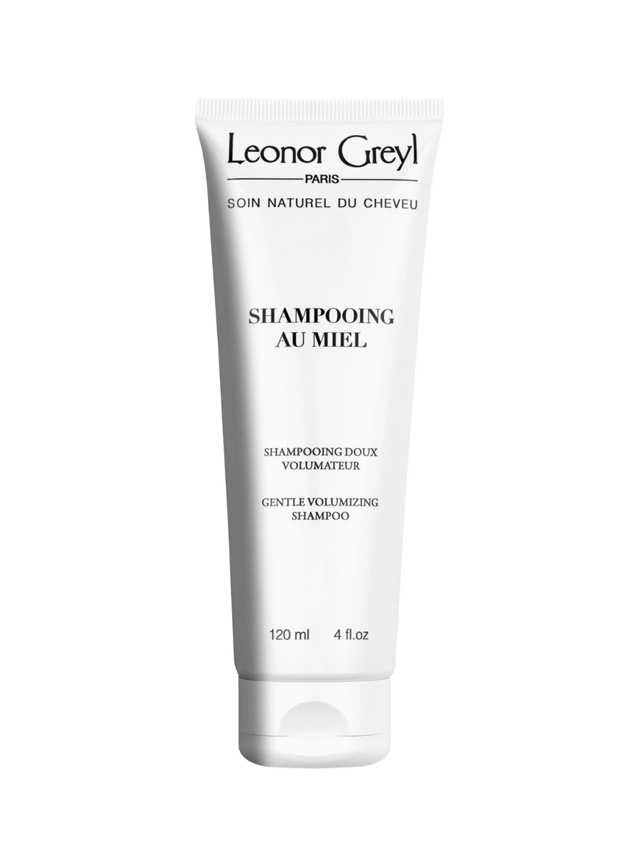 Leonor Greyl 'Shampooing au Miel' shampoo 125ml tube on a transparent background | Twentyseven Toronto
