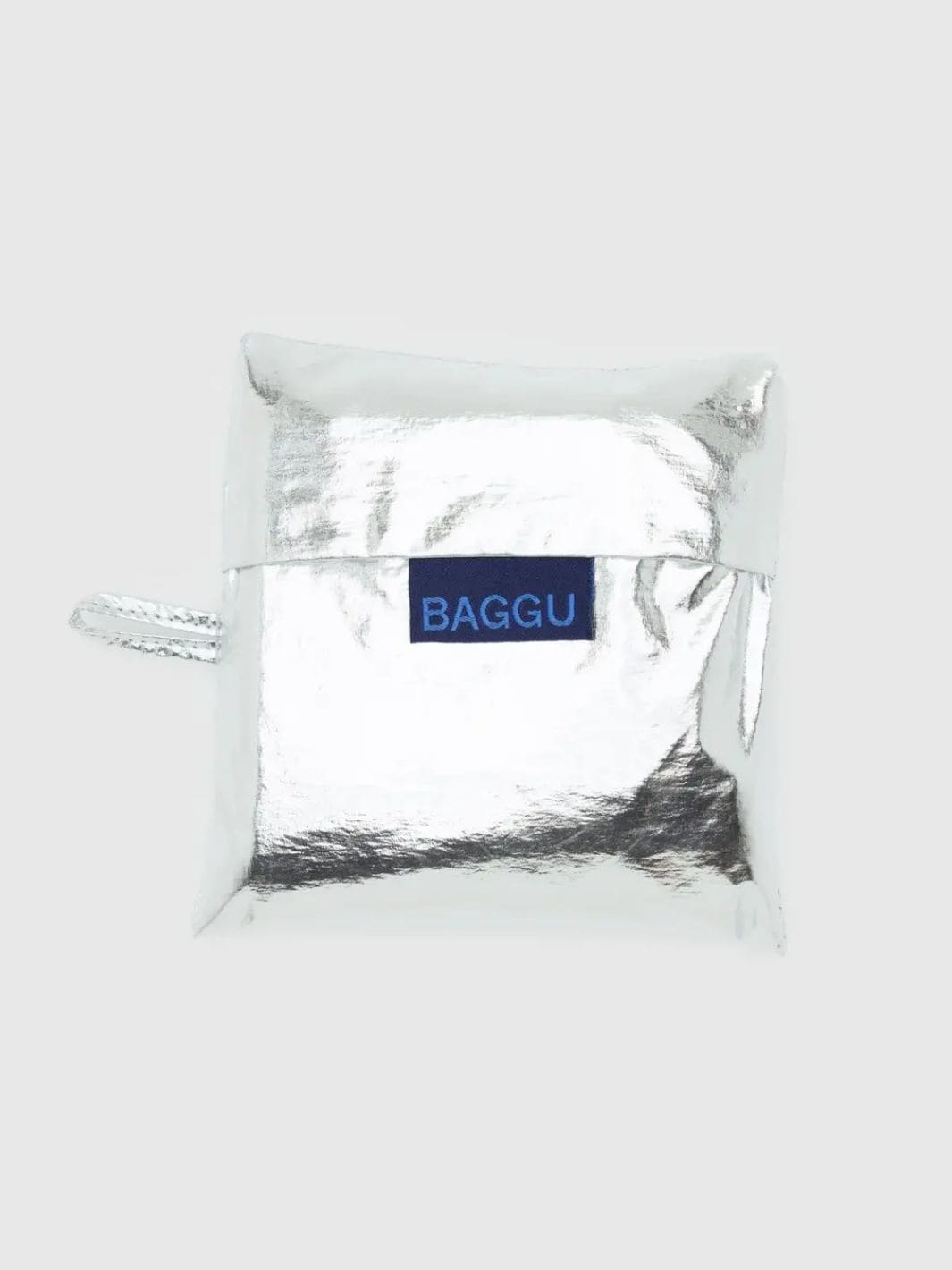 BAGGU Silver Metallic Bag | Twentyseven Toronto