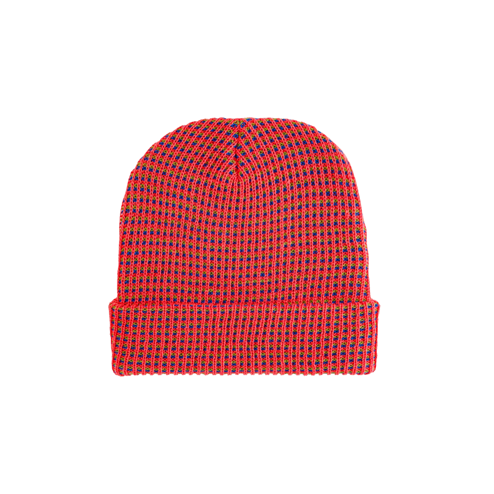 Twentyseven Toronto - Verloop Simple Grid Knit Beanie - Pink Melon