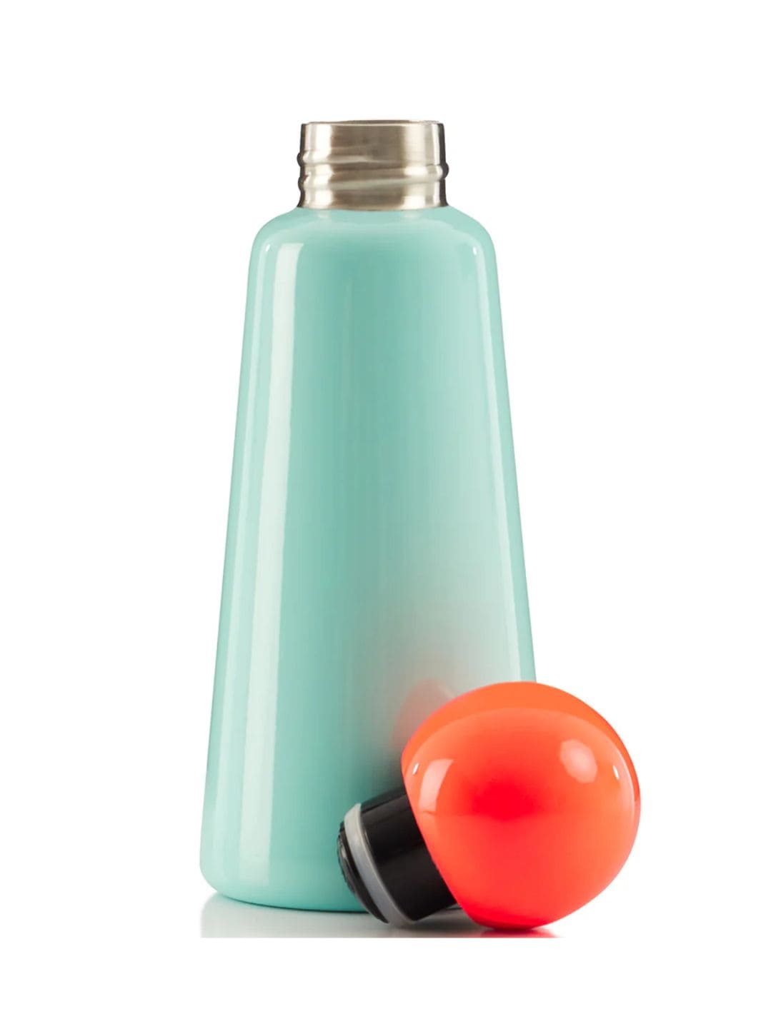 LUND LONDON 7322 Isolierte Wasserflasche – 300 Ml, Edelstahl, Silber, Mit Kugelverschluss
