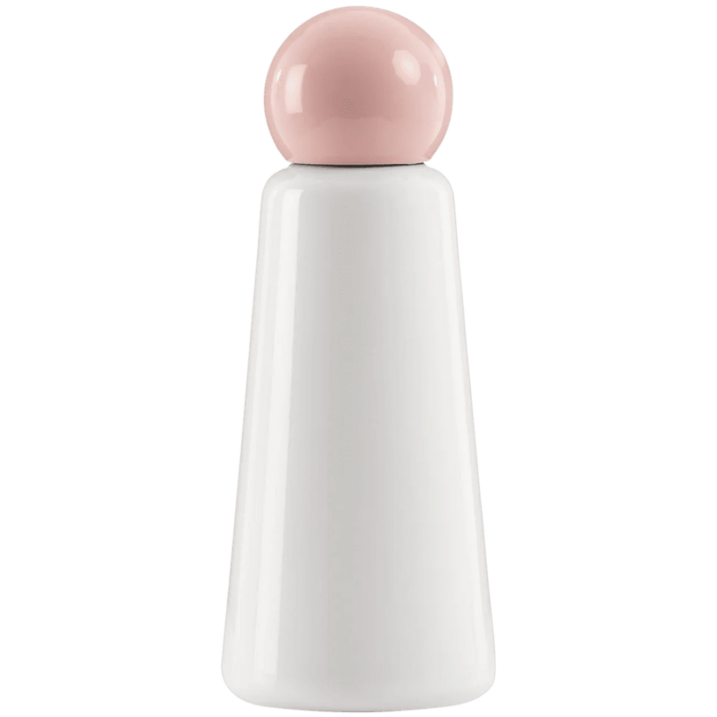 Lund London Skittle Original Water Bottle 500ml - White & Pink