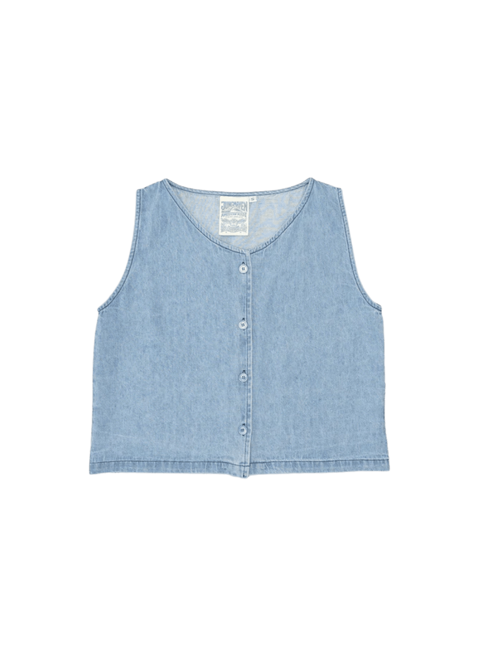 Light blue Jungmaven Skyline Summer Denim Vest - Light | Twentyseven Toronto