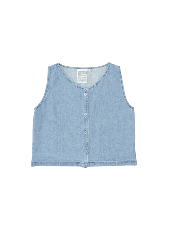 Light blue Jungmaven Skyline Summer Denim Vest - Light | Twentyseven Toronto