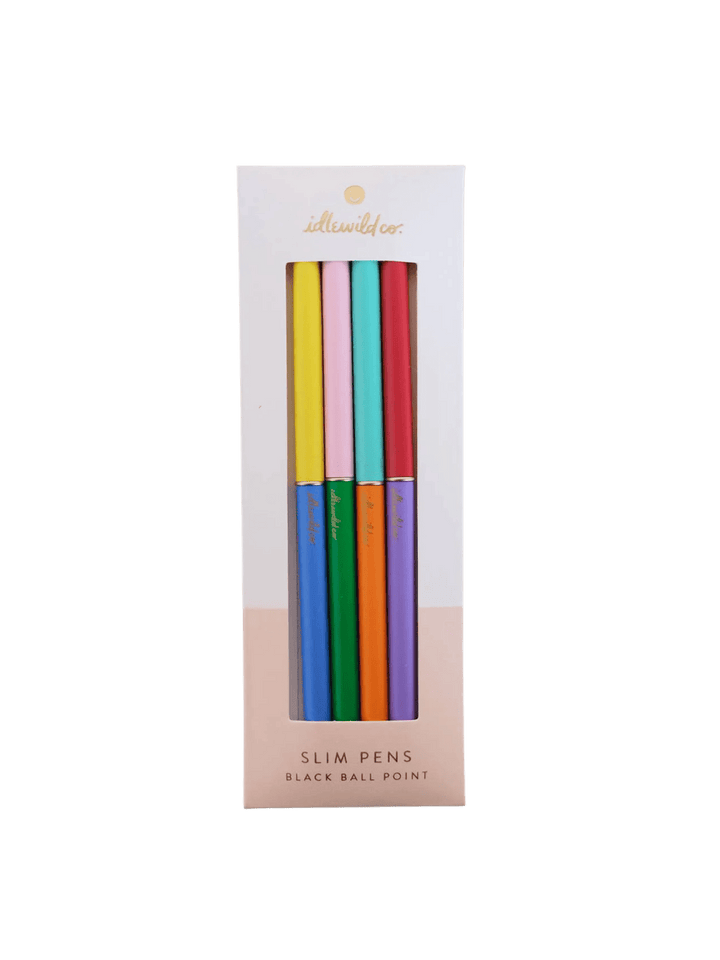 Idlewild Co. Slim Pens Set of Four in Duo-Tone Classic Rainbow | Twentyseven Toronto