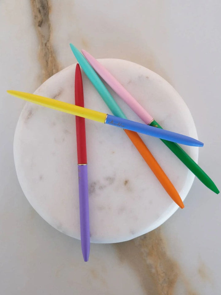 Idlewild Co. Slim Pens Set of Four in Duo-Tone Classic Rainbow | Twentyseven Toronto