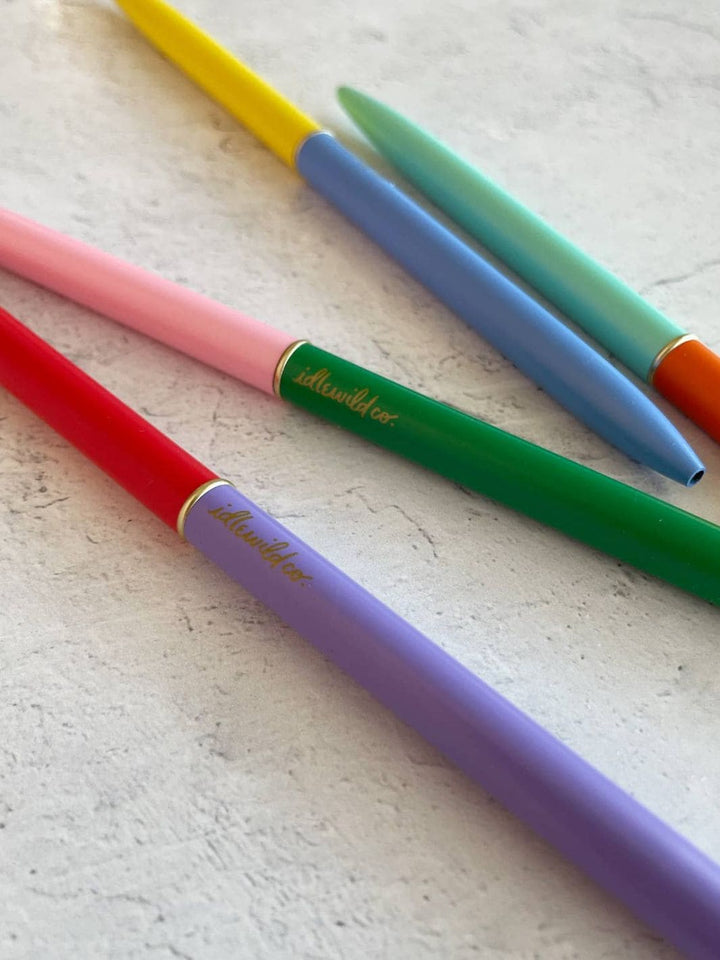 Idlewild Co. Slim Pens Set of Four in Duo-Tone Classic Rainbow | Twentyseven Toronto