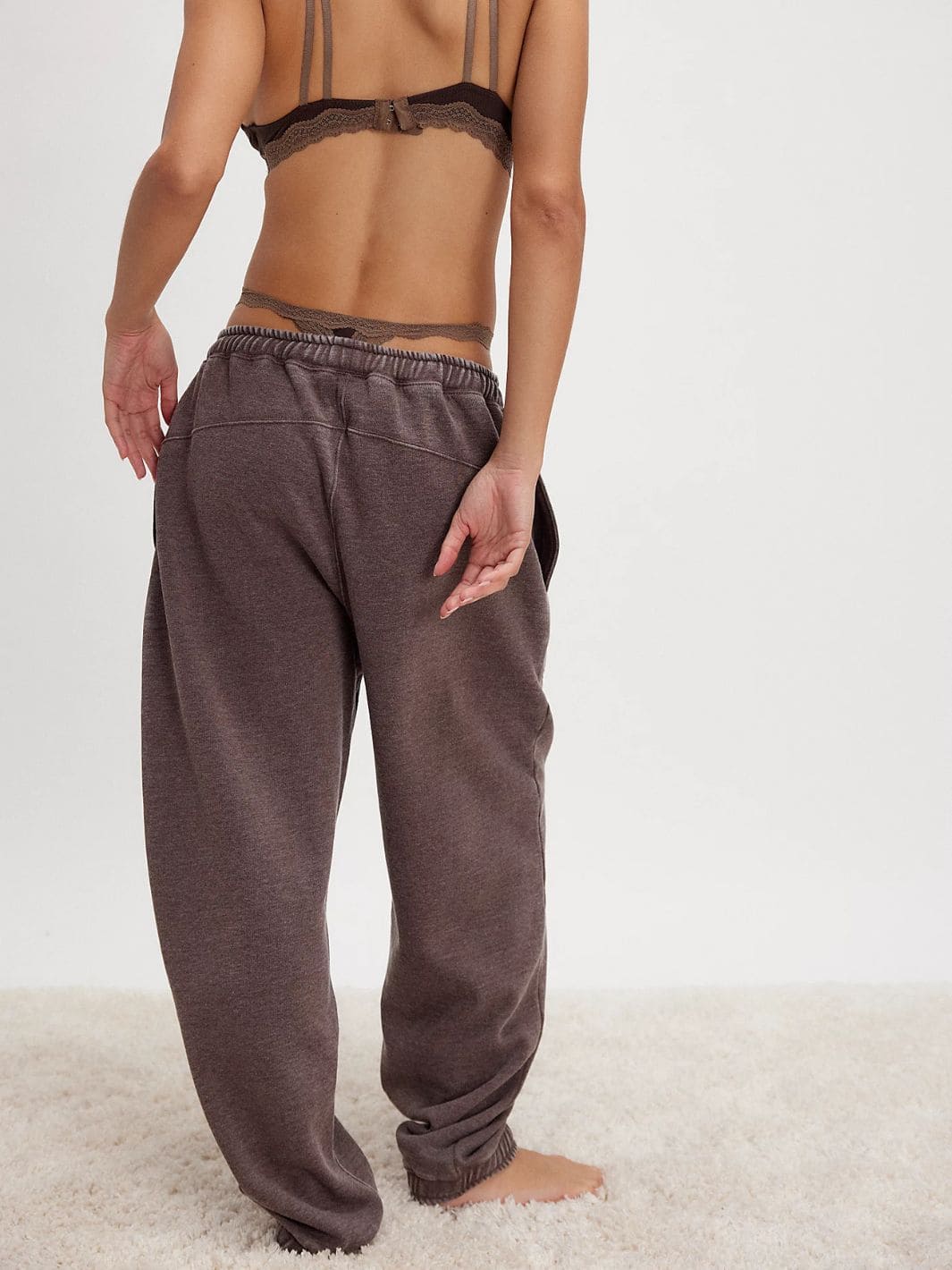 Free People Intimately Slow It Down Joggers in French Toast | Twentyseven Toronto