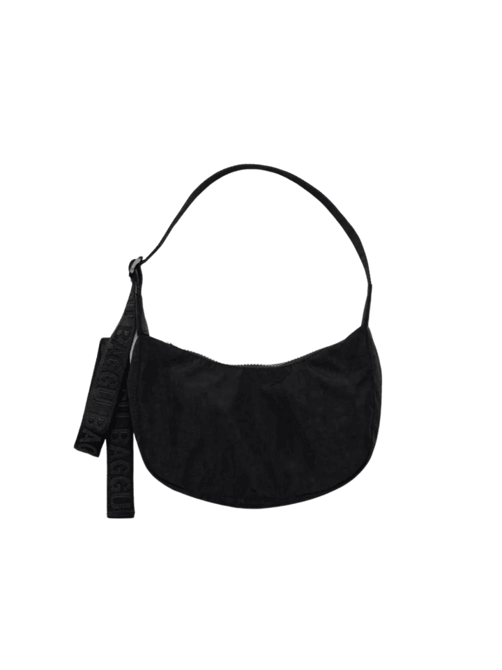 BAGGU Small Nylon Crescent Bag in Black | Twentyseven Toronto