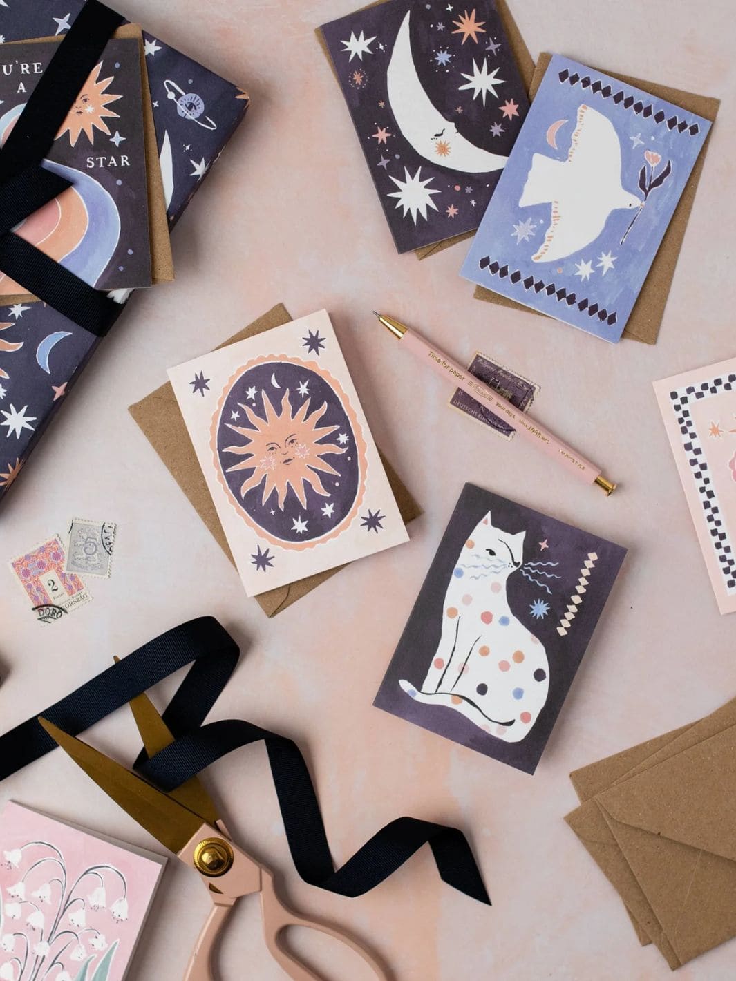 Sister Paper Co. Smiling Sun Mini Card | Blank Card | Mini Greeting Cards | Twentyseven Toronto