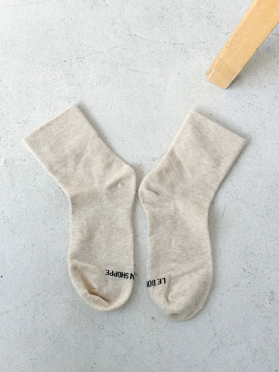 Le Bon Shoppe Sneaker Socks - Oatmeal | Twentyseven Toronto