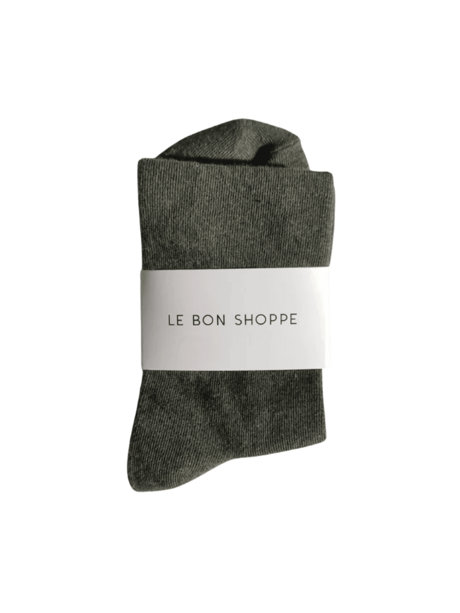 Le Bon Shoppe Sneaker Socks - Olive | Twentyseven Toronto