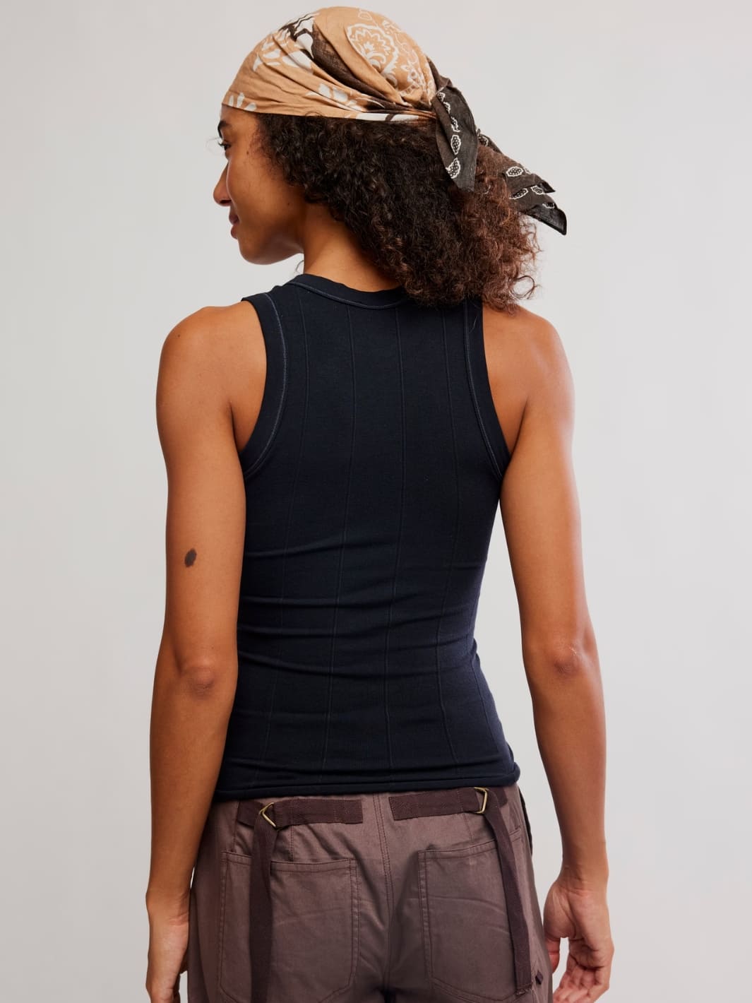 Free People Intimately So Soft Seamless Modal Tank - Black