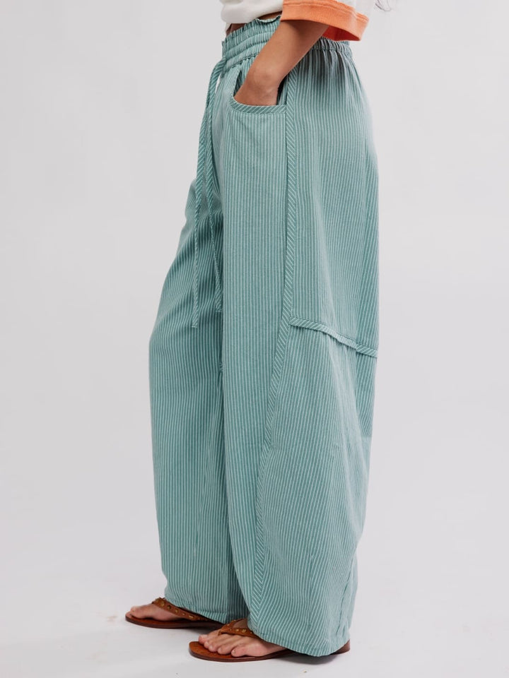 Free People Something Good Pant in Blue Trellis Combo | Twentyseven Toronto