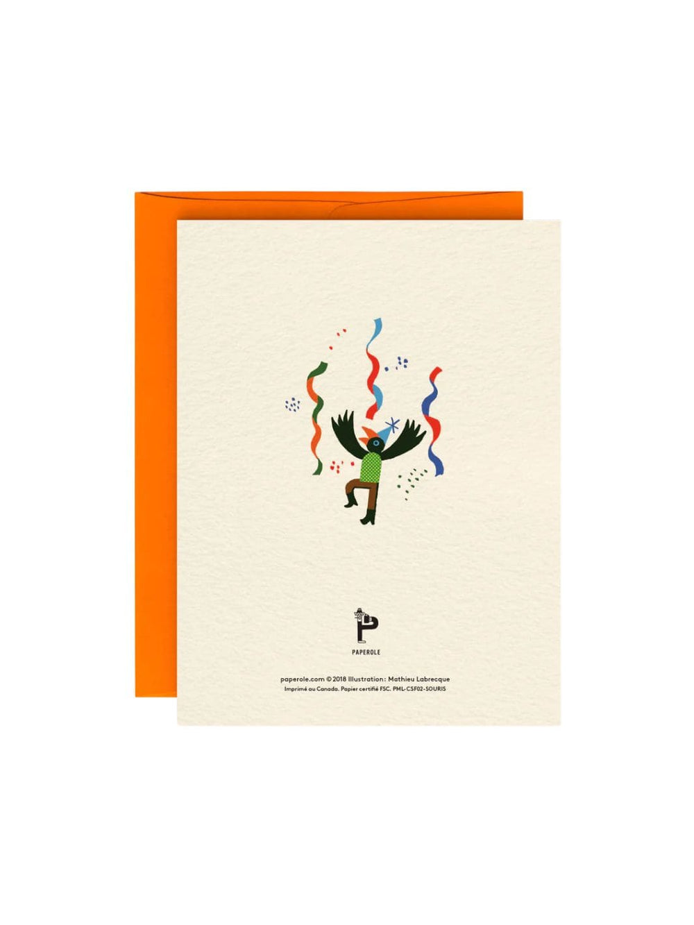Paperole SOURIS — Greeting Card by Mathieu Labrecque | Twentyseven Toronto