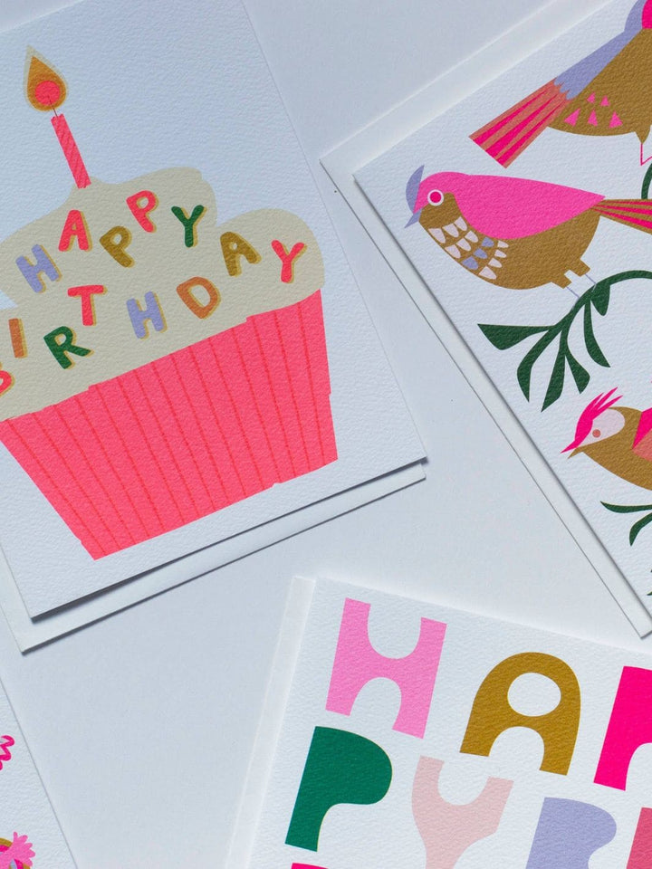 Twentyseven Toronto - Happy Birthday Cupcake Sprinkles Note Card