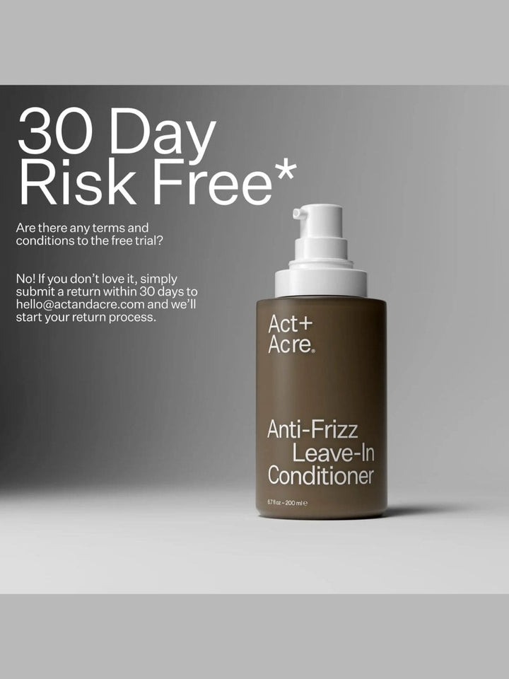 Act+Acre 2% Squalene Anti-Frizz Leave In Conditioner | Twentyseven Toronto
