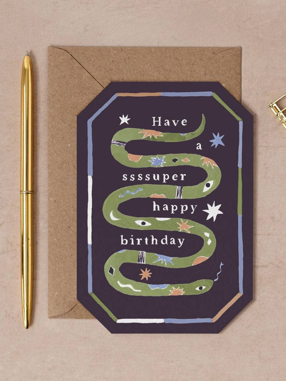Sister Paper Co. Ssssuper Snake Birthday Card | Male Birthday Cards | Twentyseven Toronto