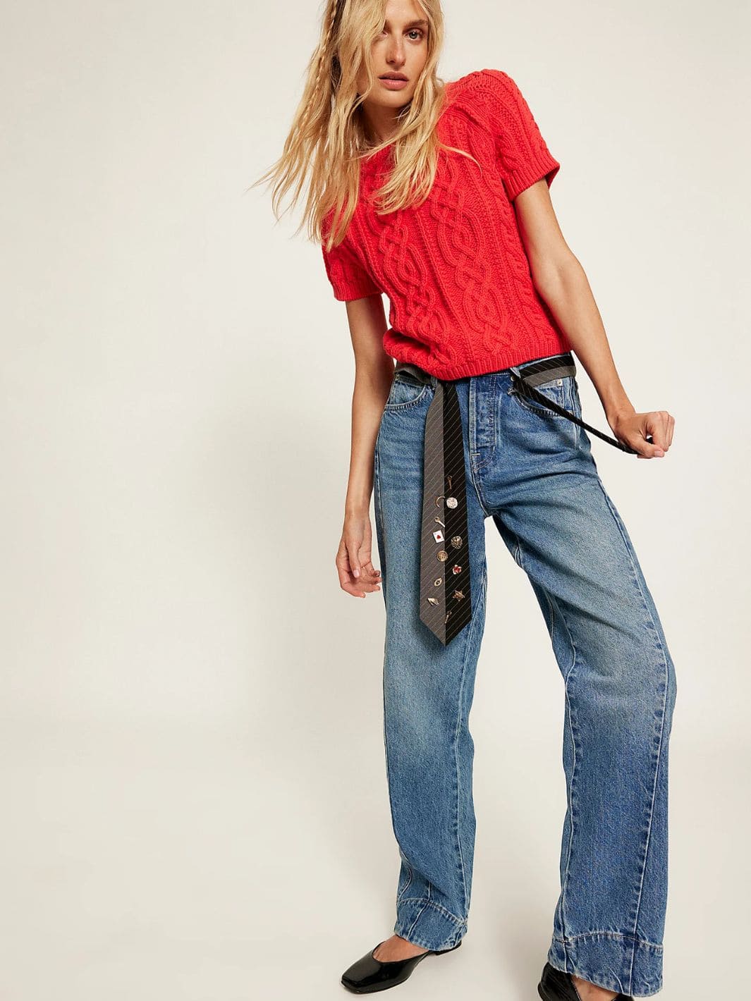 Free People We the Free Stick Around Slim Curve Jeans in Stay For The Morning | Twentyseven Toronto