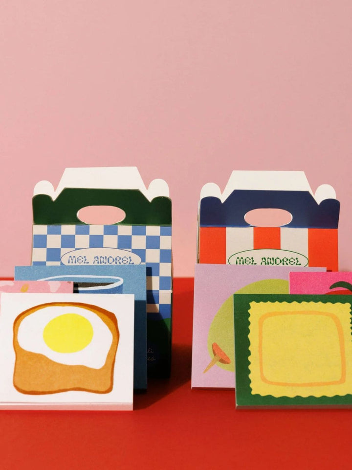 Mel Andrel Sticky Note Sampler 3-Pack - Grocery Notes | Twentyseven Toronto