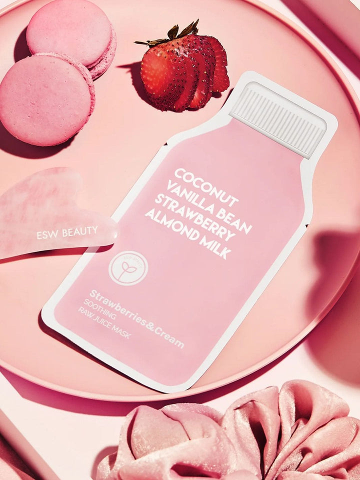 ESW Beauty Strawberries & Cream Soothing Raw Juice Sheet Mask | Twentyseven Toronto