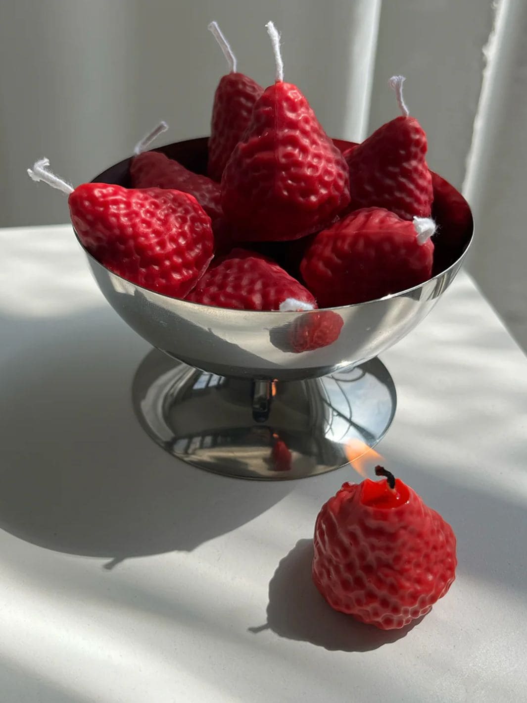 Scandles Strawberry Candles - 8 Pack | Twentyseven Toronto