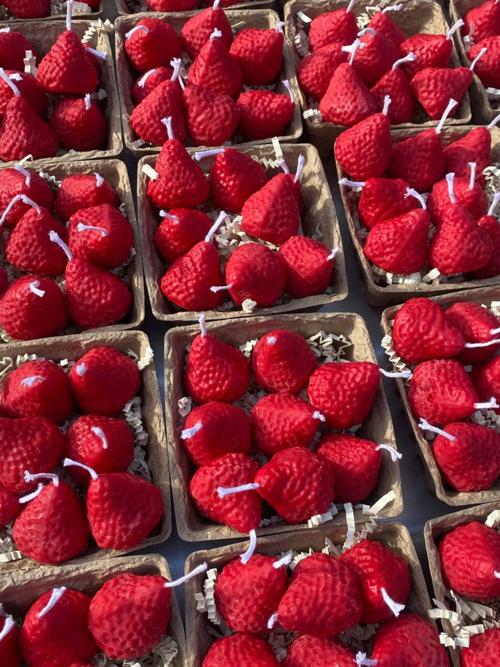 Scandles Strawberry Candles - 8 Pack | Twentyseven Toronto