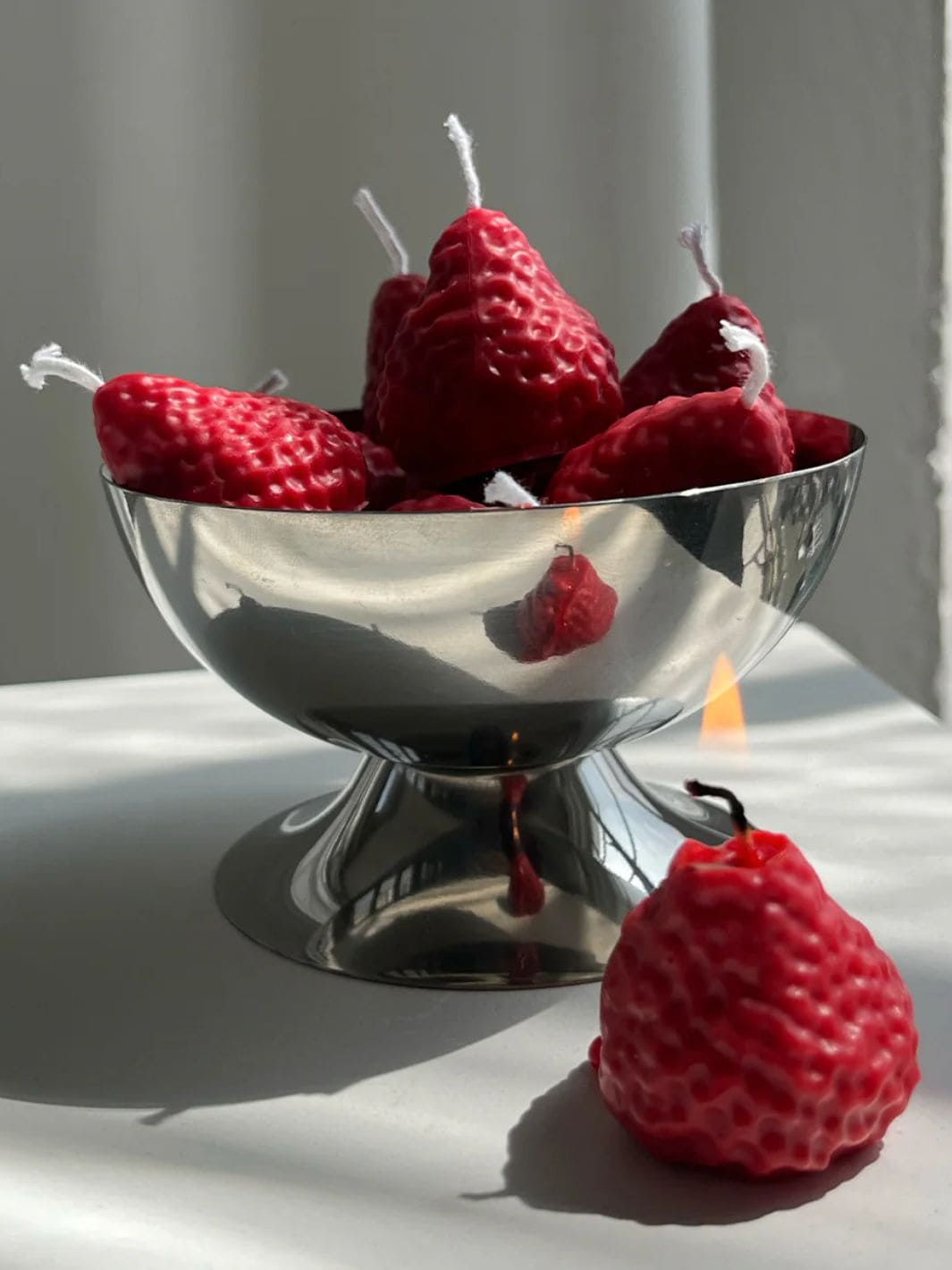 Scandles Strawberry Candles - 8 Pack | Twentyseven Toronto