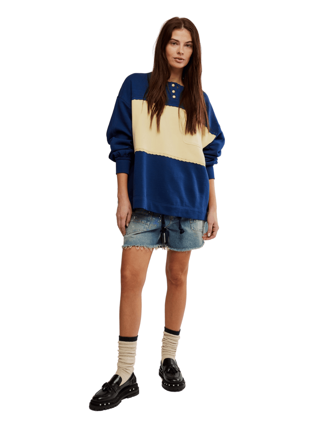 Free People Strawberry Sweatshirt - Oceana Combo | Twentyseven Toronto