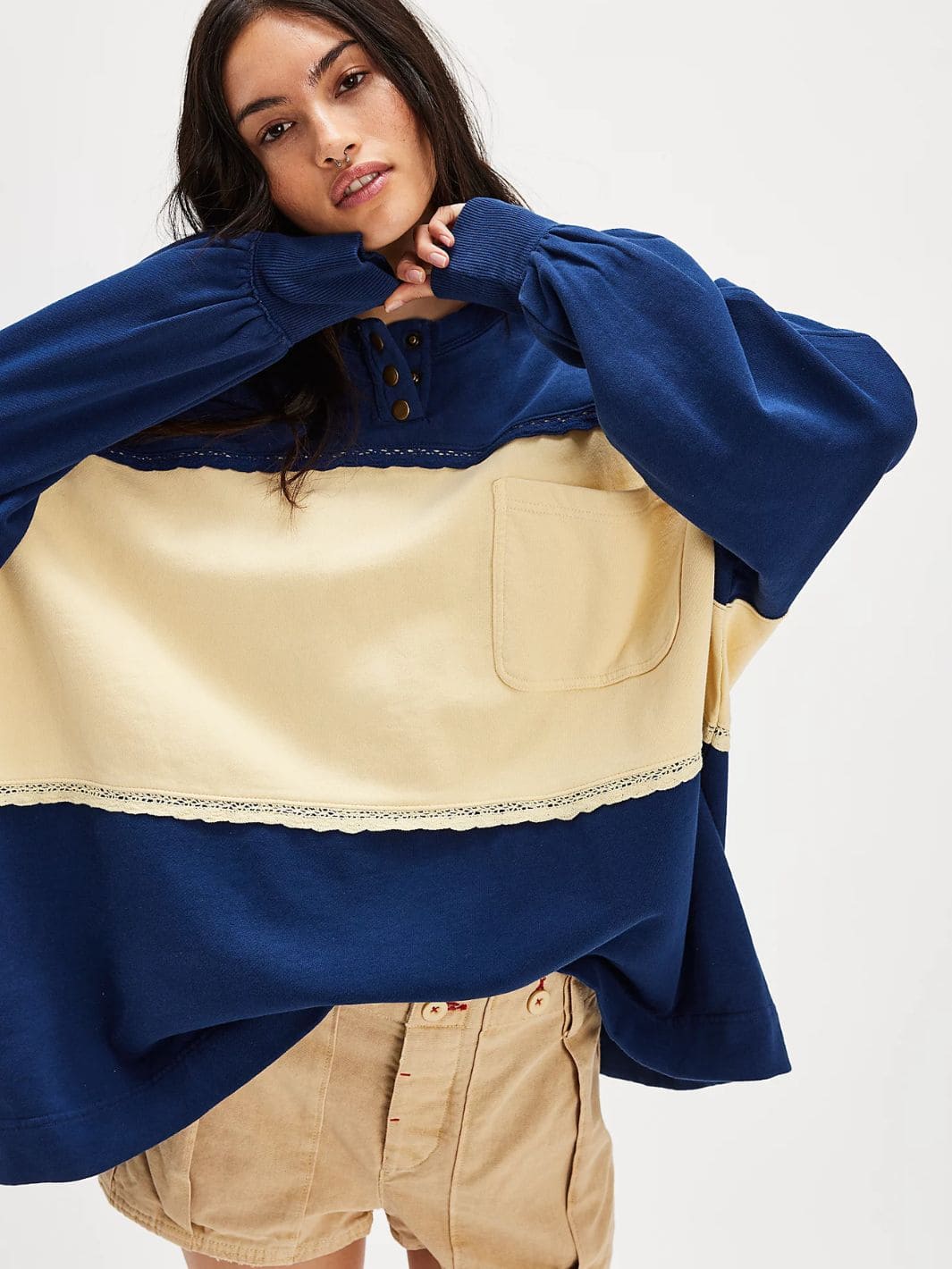 Free People Strawberry Sweatshirt - Oceana Combo | Twentyseven Toronto
