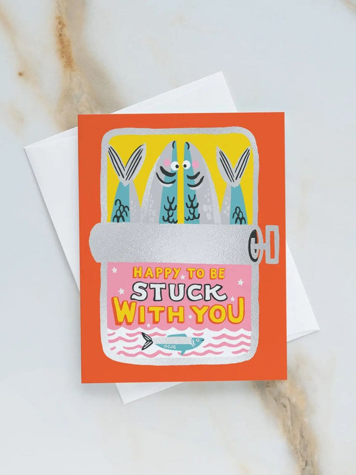 Idlewild Co. Stuck with You Sardines Greeting Card | Twentyseven Toronto