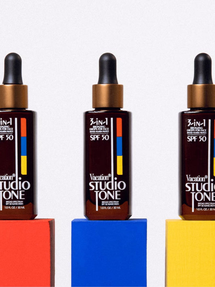 Vacation Inc Studio Tone SPF 50 Sunscreen Drops | Twentyseven Toronto