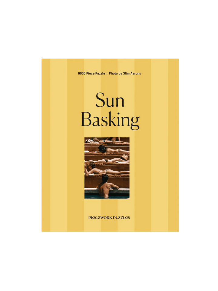 Piecework Puzzles Sun Basking Slim Aarons Collab - 1000 Piece Puzzle | Twentyseven Toronto