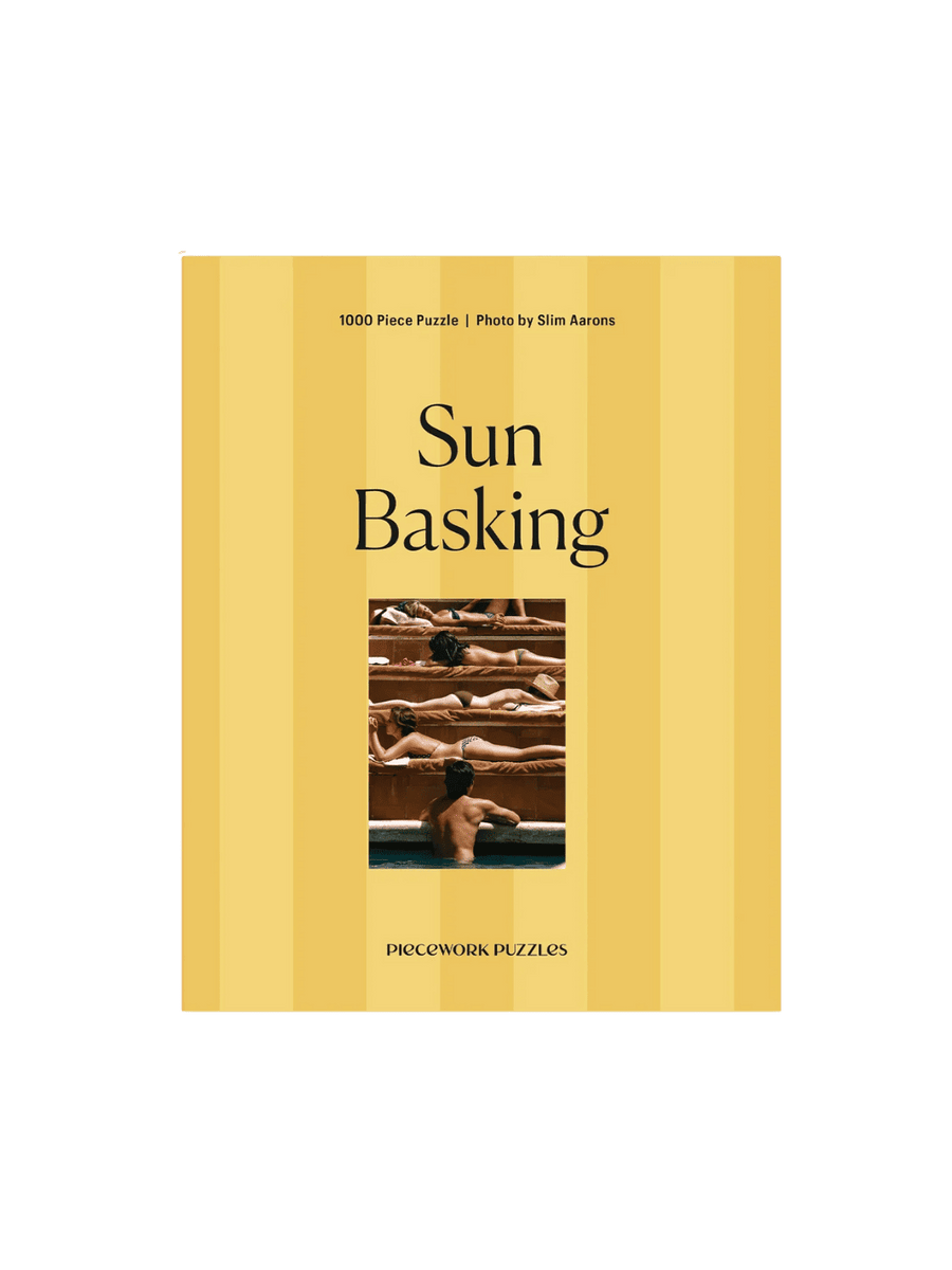 Piecework Puzzles Sun Basking Slim Aarons Collab - 1000 Piece Puzzle | Twentyseven Toronto