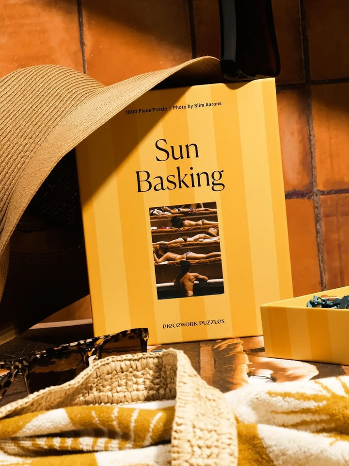 Piecework Puzzles Sun Basking Slim Aarons Collab - 1000 Piece Puzzle | Twentyseven Toronto