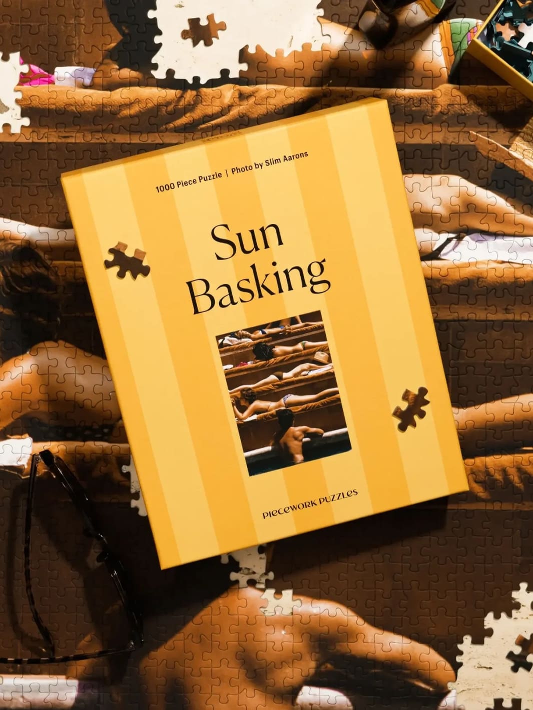 Piecework Puzzles Sun Basking Slim Aarons Collab - 1000 Piece Puzzle | Twentyseven Toronto