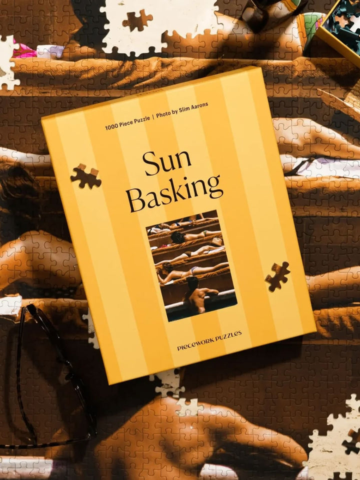 Piecework Puzzles Sun Basking Slim Aarons Collab - 1000 Piece Puzzle | Twentyseven Toronto