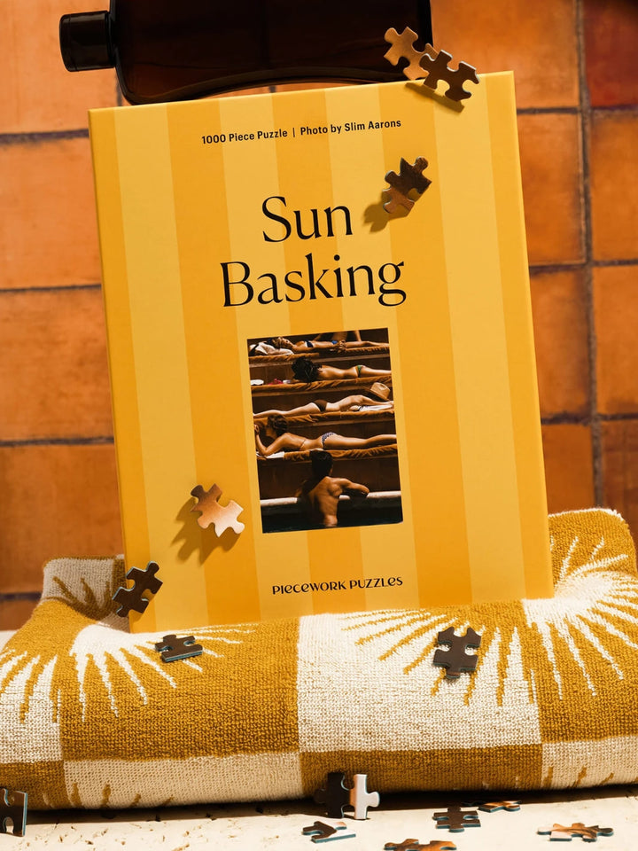 Piecework Puzzles Sun Basking Slim Aarons Collab - 1000 Piece Puzzle | Twentyseven Toronto