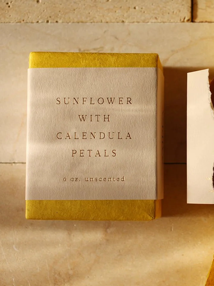 SAIPUA Sunflower with Calendula Petals Soap (Unscented) | Twentyseven Toronto