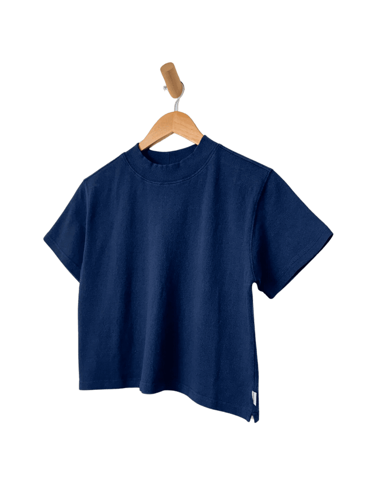 Le Bon Shoppe Sunset Mock Neck Tee - Midnight | Twentyseven Toronto