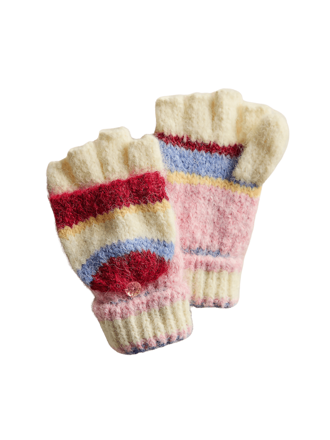 Free People Super Stripe Gloves in Ivory Combo | Twentyseven Toronto