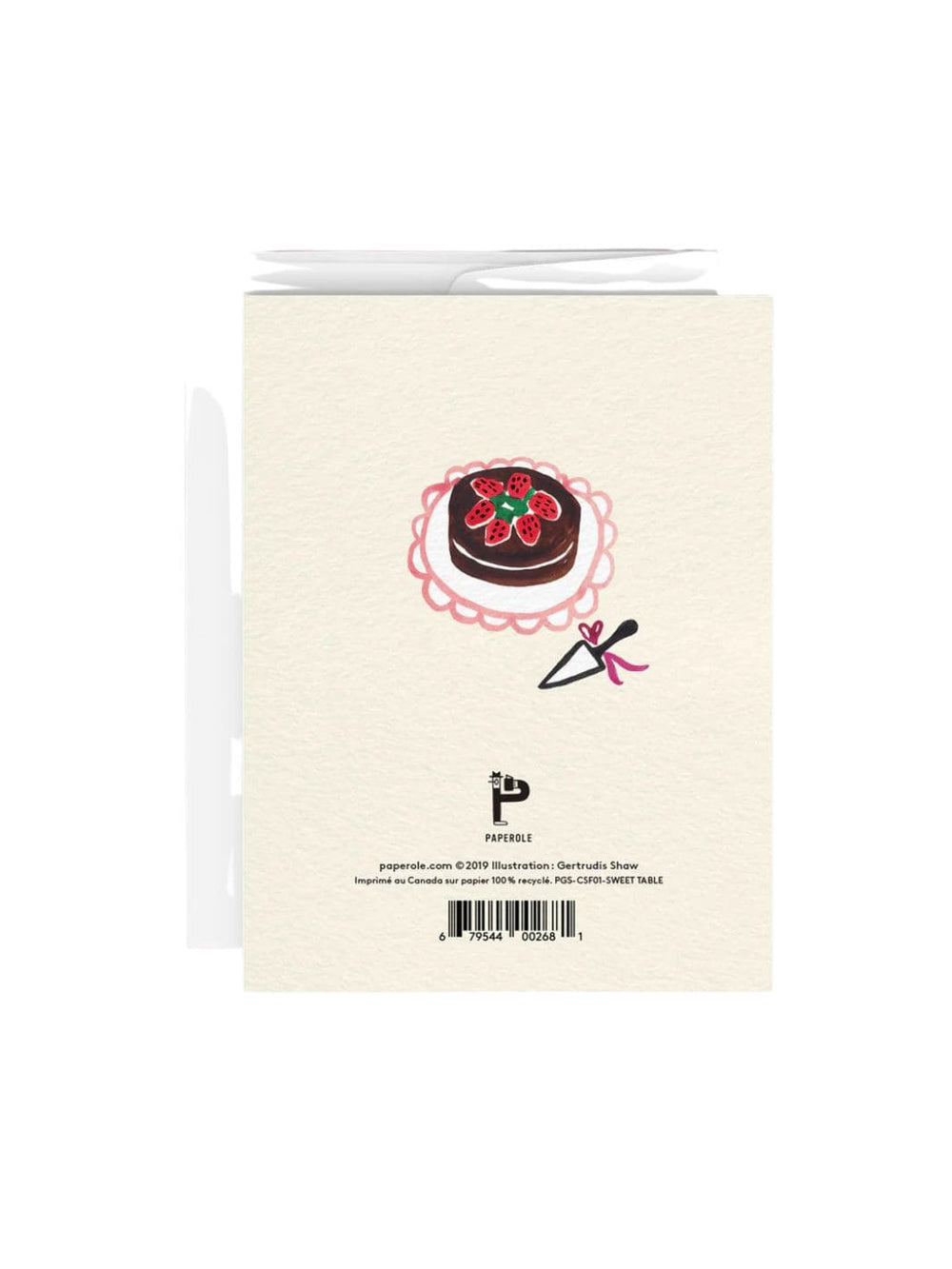 Paperole SWEET TABLE — Greeting Card by Gertrudis Shaw | Twentyseven Toronto