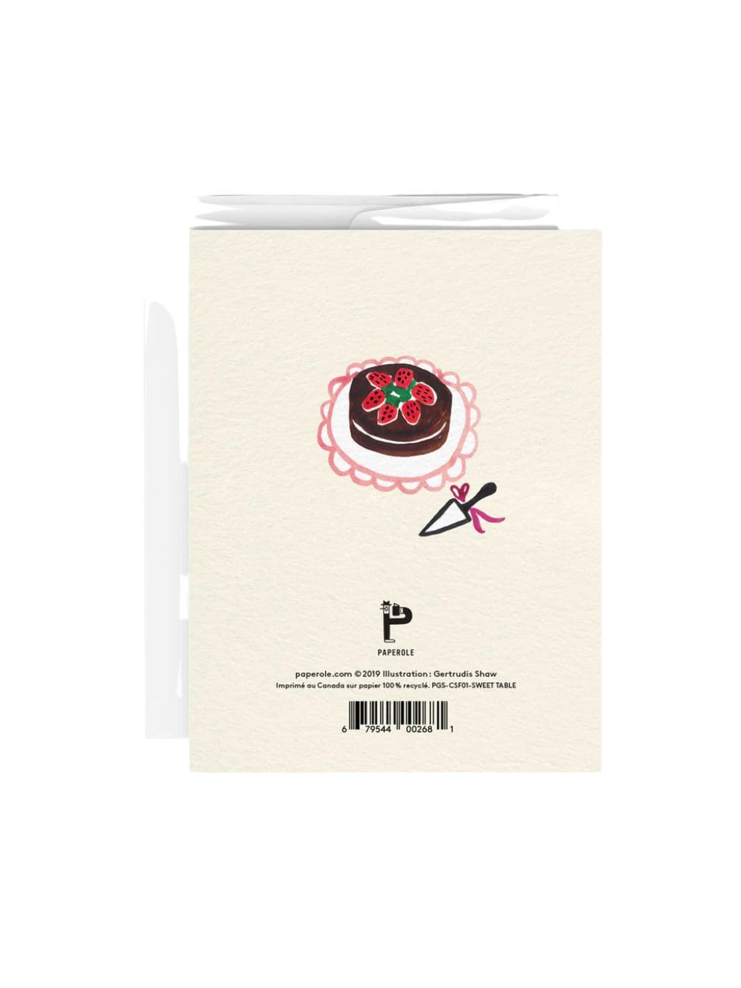 Paperole SWEET TABLE — Greeting Card by Gertrudis Shaw | Twentyseven Toronto