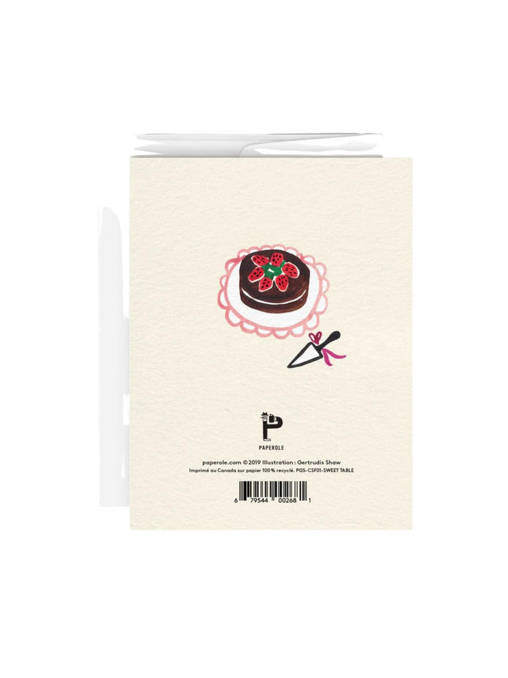 Paperole SWEET TABLE — Greeting Card by Gertrudis Shaw | Twentyseven Toronto