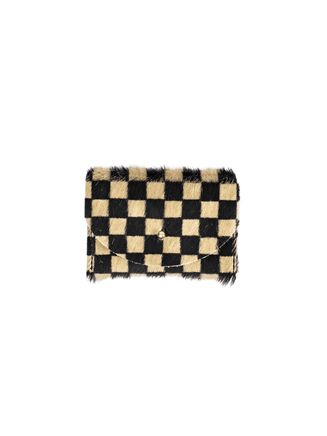 Primecut Tan Checkered Cardholder | Twentyseven Toronto