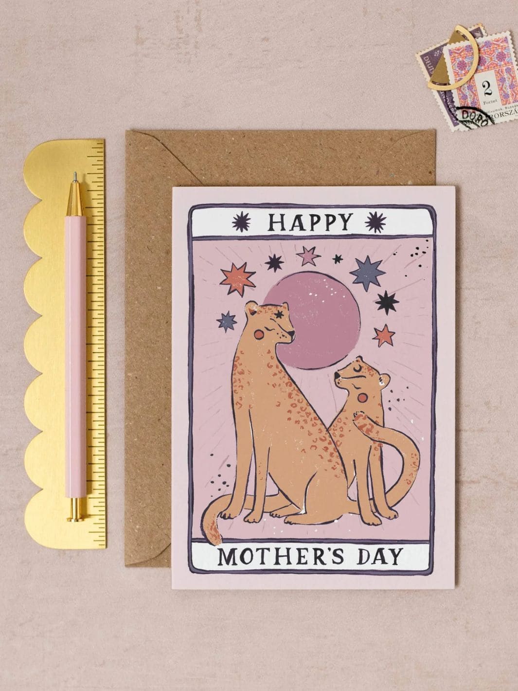 Sister Paper Co. Tarot Leopard Card | Mother's Day Card | Mum Cards | Twentyseven Toronto