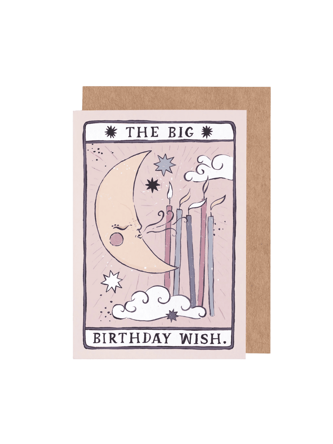 Sister Paper Co. Tarot Moon Birthday Card | Unisex Birthday Card | Moon Tarot | Twentyseven Toronto